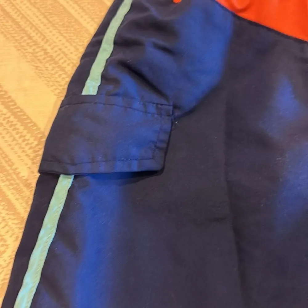 iXtreme Boys Neon and Navy Lines Swim Trunks